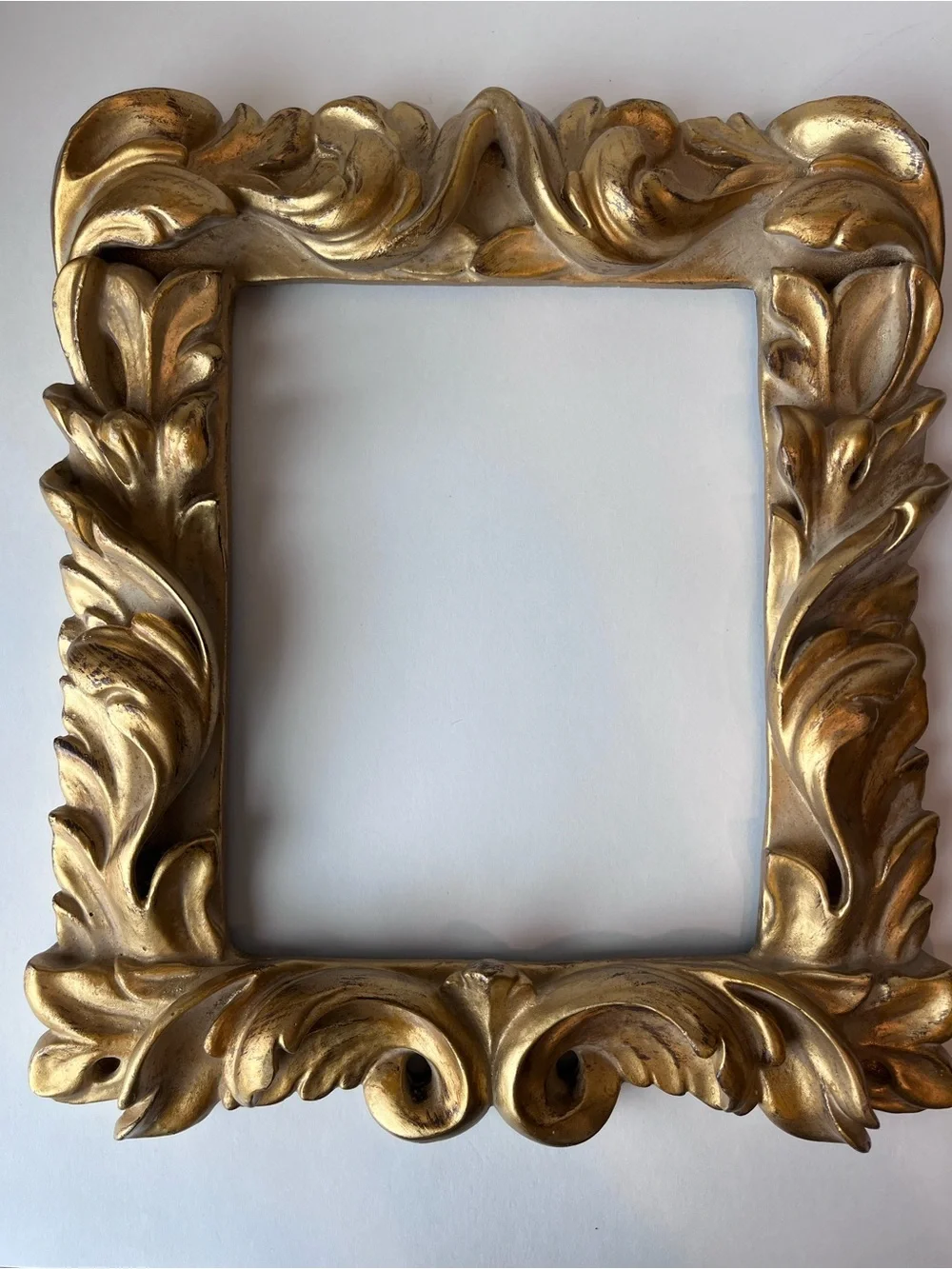 Vintage Gold Frame Florentine Chunky Ornate Made in Mexico 8x10 Picture